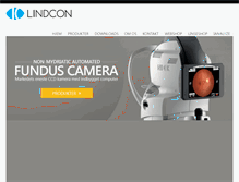 Tablet Screenshot of lindcon.dk